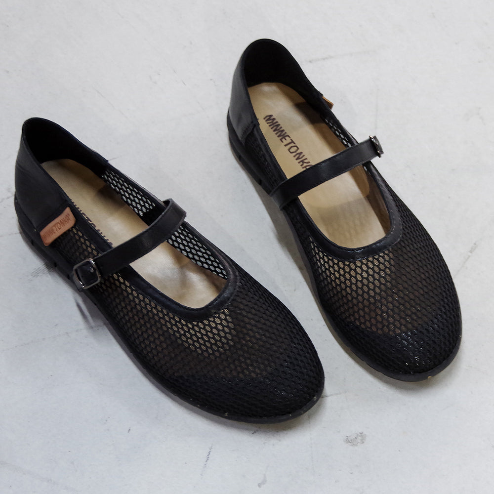 【特典付き】【MINNETONKA ミネトンカ】正規販売代理店 正規品 【25M01】 メッシュフラットシューズ