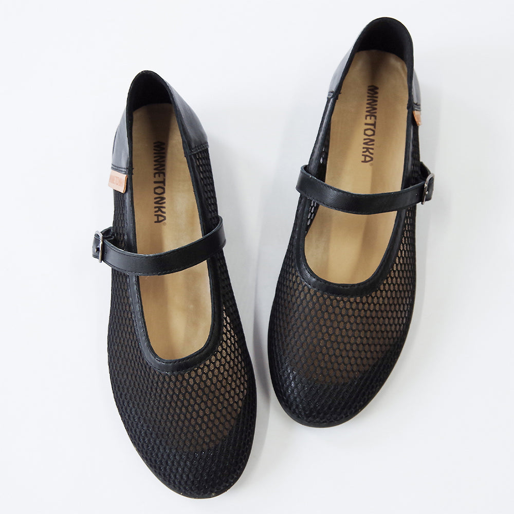 【特典付き】【MINNETONKA ミネトンカ】正規販売代理店 正規品 【25M01】 メッシュフラットシューズ