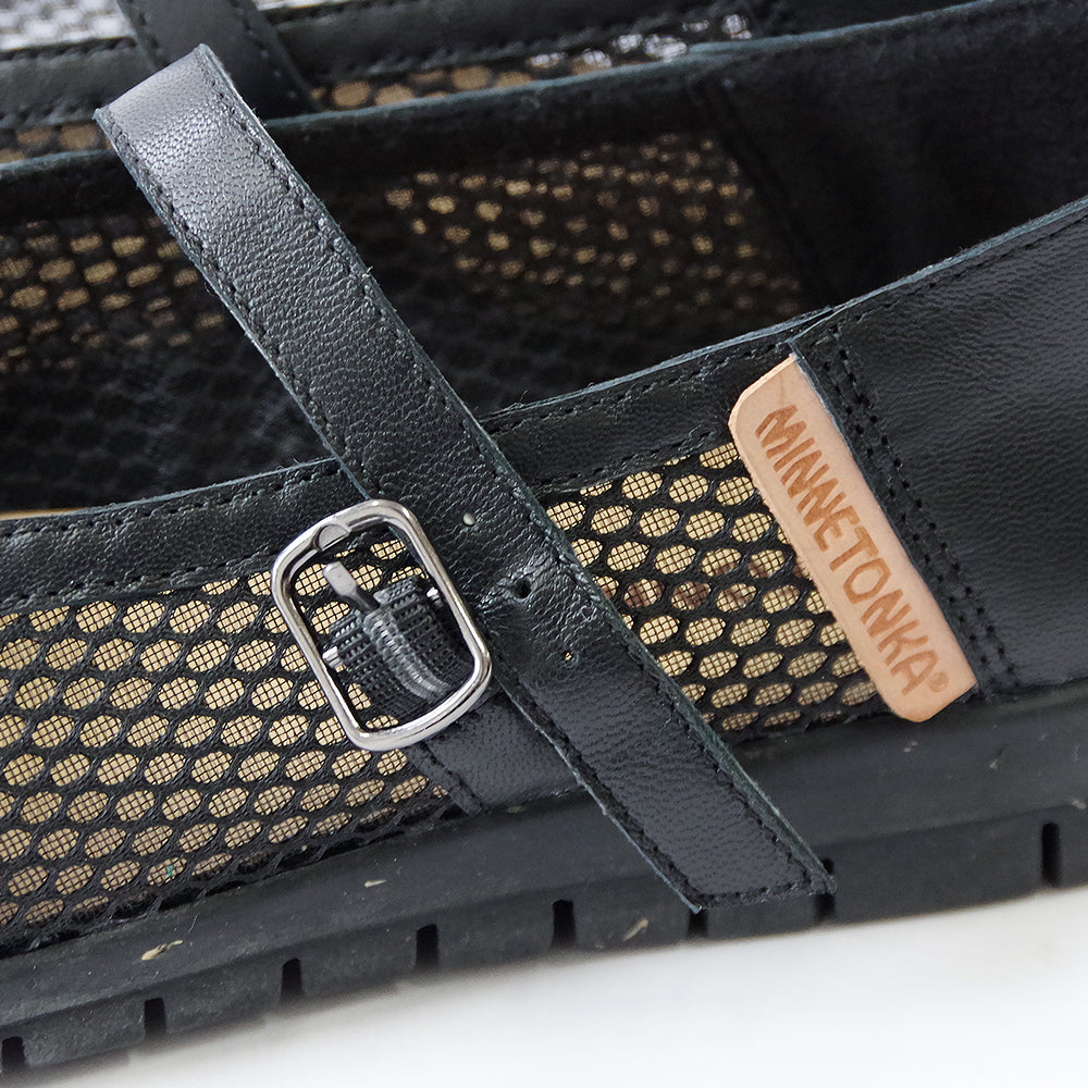 【特典付き】【MINNETONKA ミネトンカ】正規販売代理店 正規品 【25M01】 メッシュフラットシューズ