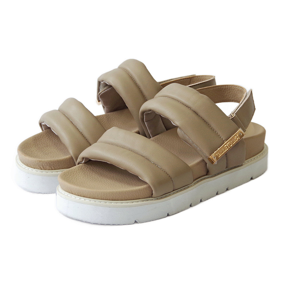 【特典付き】【MINNETONKA ミネトンカ】正規販売代理店 正規品 【25M02】 プラットフォームパフィストラップサンダル