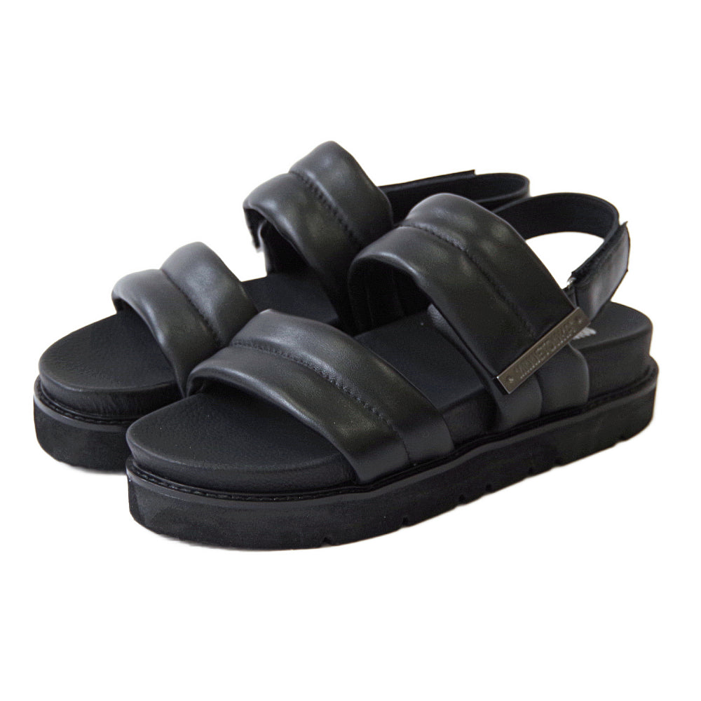【特典付き】【MINNETONKA ミネトンカ】正規販売代理店 正規品 【25M02】 プラットフォームパフィストラップサンダル