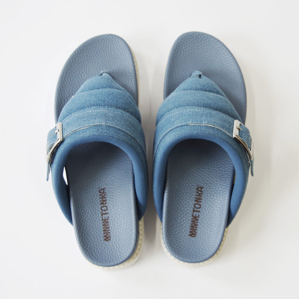 【特典付き】【MINNETONKA ミネトンカ】正規販売代理店 正規品 【25M03】 プラットフォームパフィトングサンダル