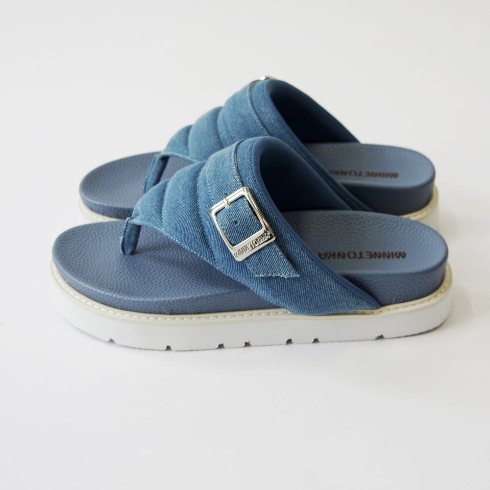 【特典付き】【MINNETONKA ミネトンカ】正規販売代理店 正規品 【25M03】 プラットフォームパフィトングサンダル