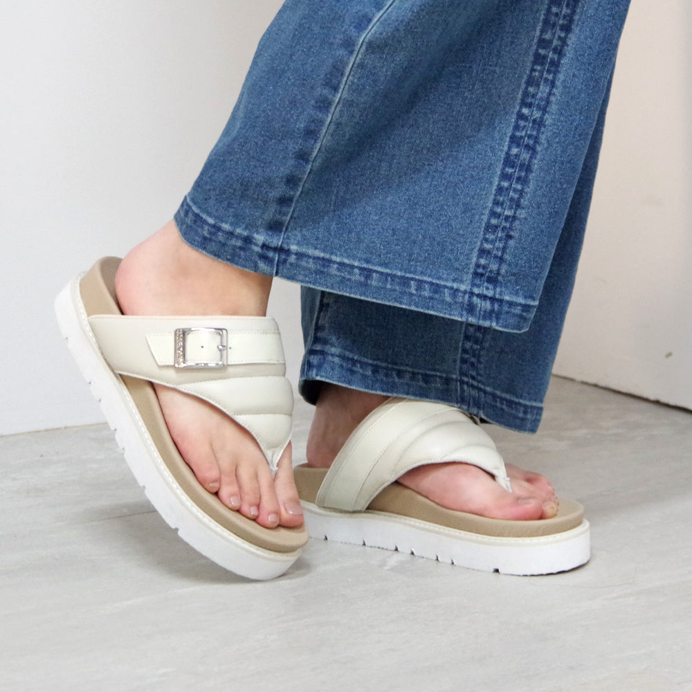 【特典付き】【MINNETONKA ミネトンカ】正規販売代理店 正規品 【25M03】 プラットフォームパフィトングサンダル