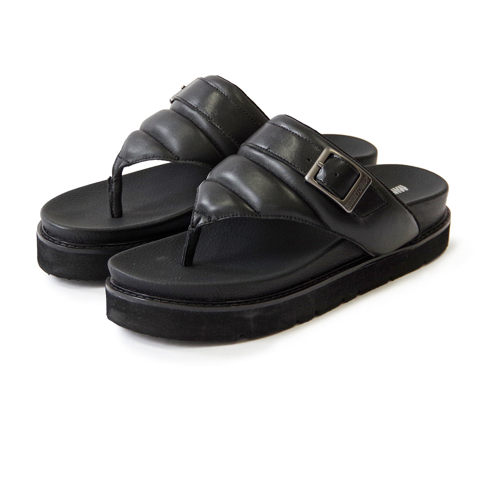 【特典付き】【MINNETONKA ミネトンカ】正規販売代理店 正規品 【25M03】 プラットフォームパフィトングサンダル