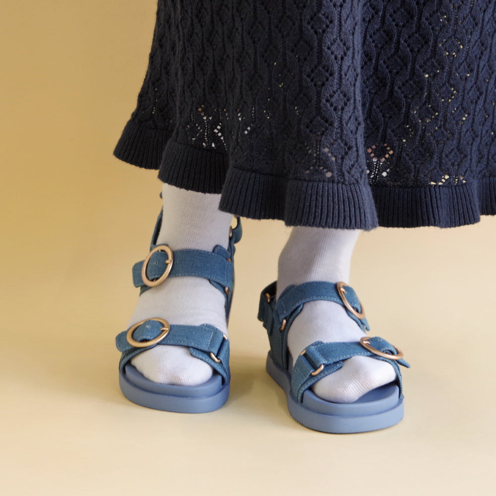 【特典付き】【ASFVLT アスファルト】【AZURA SAMDALS】DENIM【AZ005】