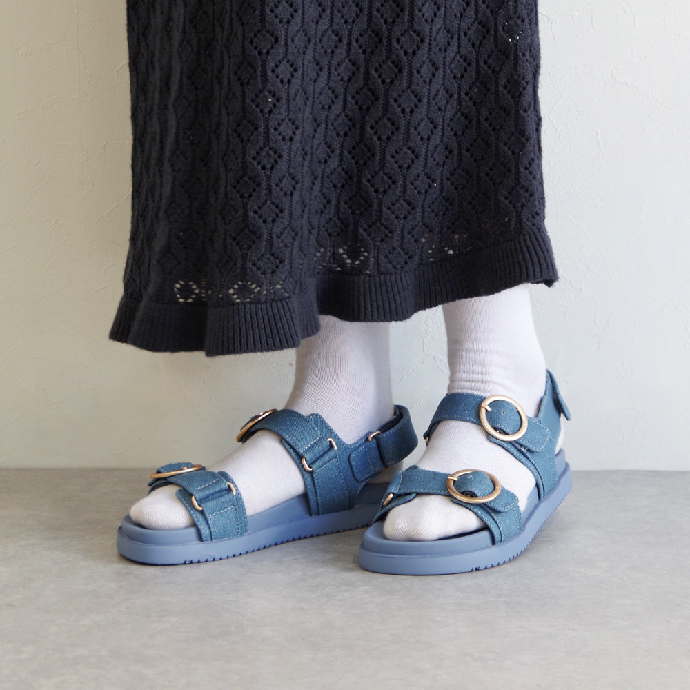 【特典付き】【ASFVLT アスファルト】【AZURA SAMDALS】DENIM【AZ005】