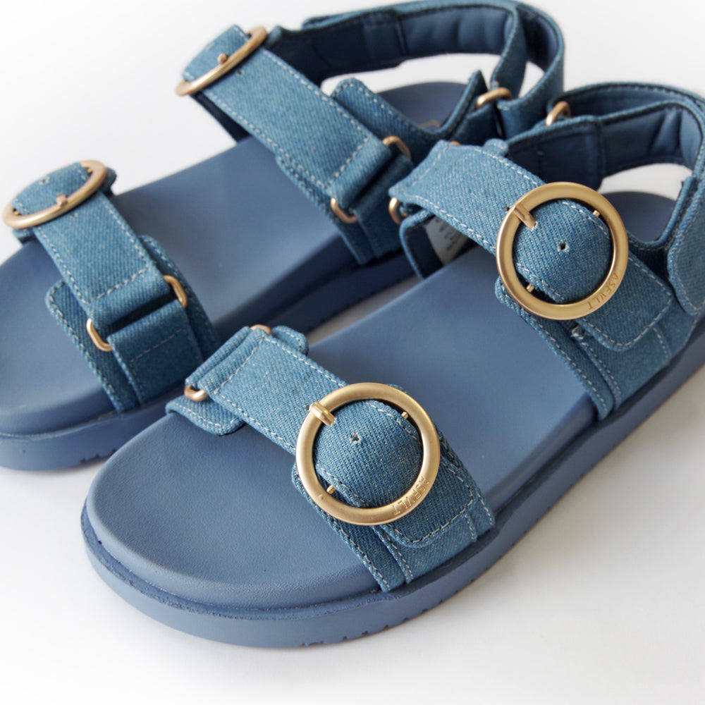 【特典付き】【ASFVLT アスファルト】【AZURA SAMDALS】DENIM【AZ005】