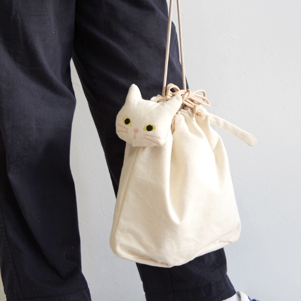 【WOVEN ウーヴン】キャンバスネコ2wayバッグ【CANVAS NEKO 2WAY BAG】