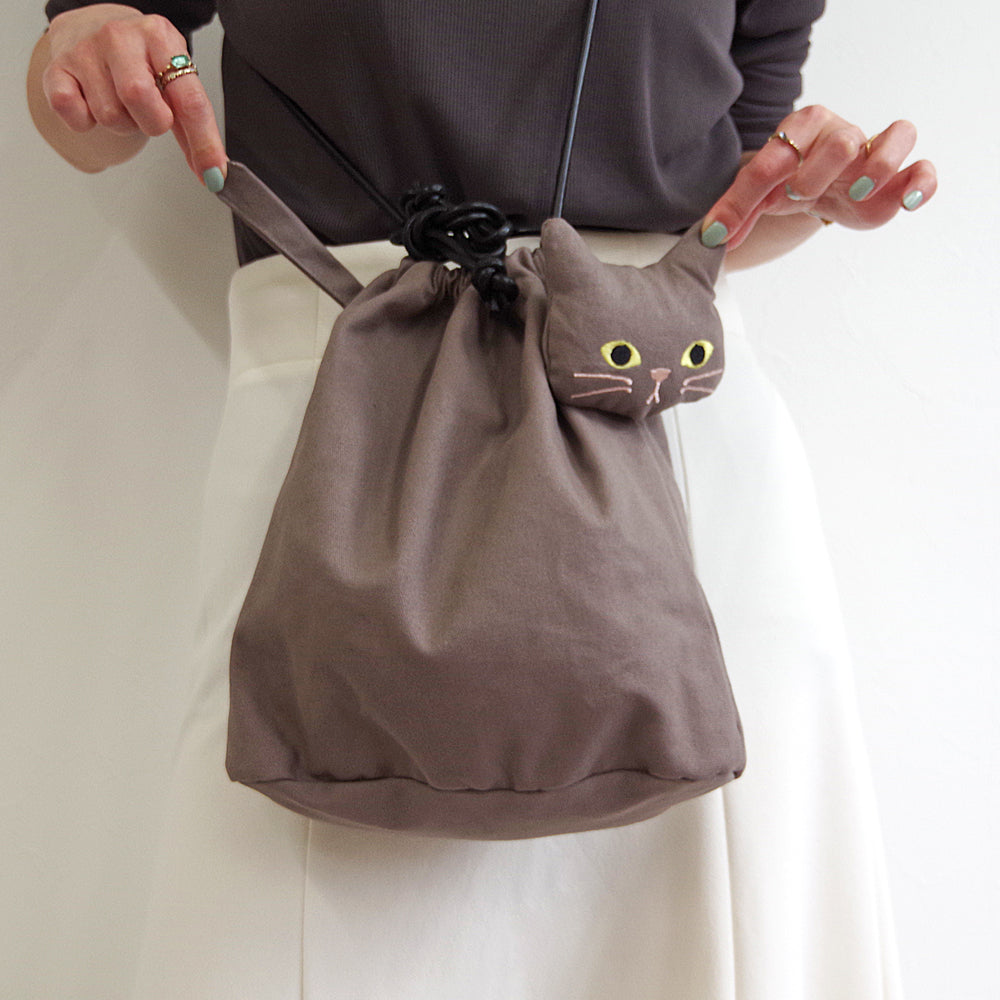 【WOVEN ウーヴン】キャンバスネコ2wayバッグ【CANVAS NEKO 2WAY BAG】