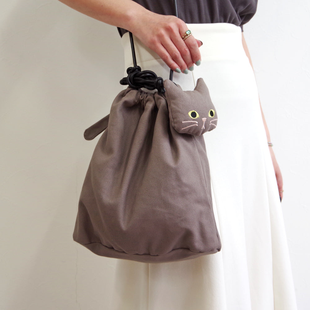 【WOVEN ウーヴン】キャンバスネコ2wayバッグ【CANVAS NEKO 2WAY BAG】