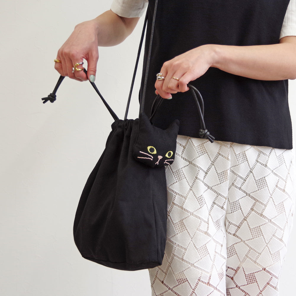 【WOVEN ウーヴン】キャンバスネコ2wayバッグ【CANVAS NEKO 2WAY BAG】