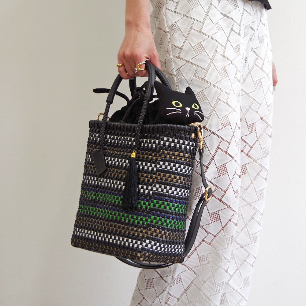 【WOVEN ウーヴン】キャンバスネコ2wayバッグ【CANVAS NEKO 2WAY BAG】