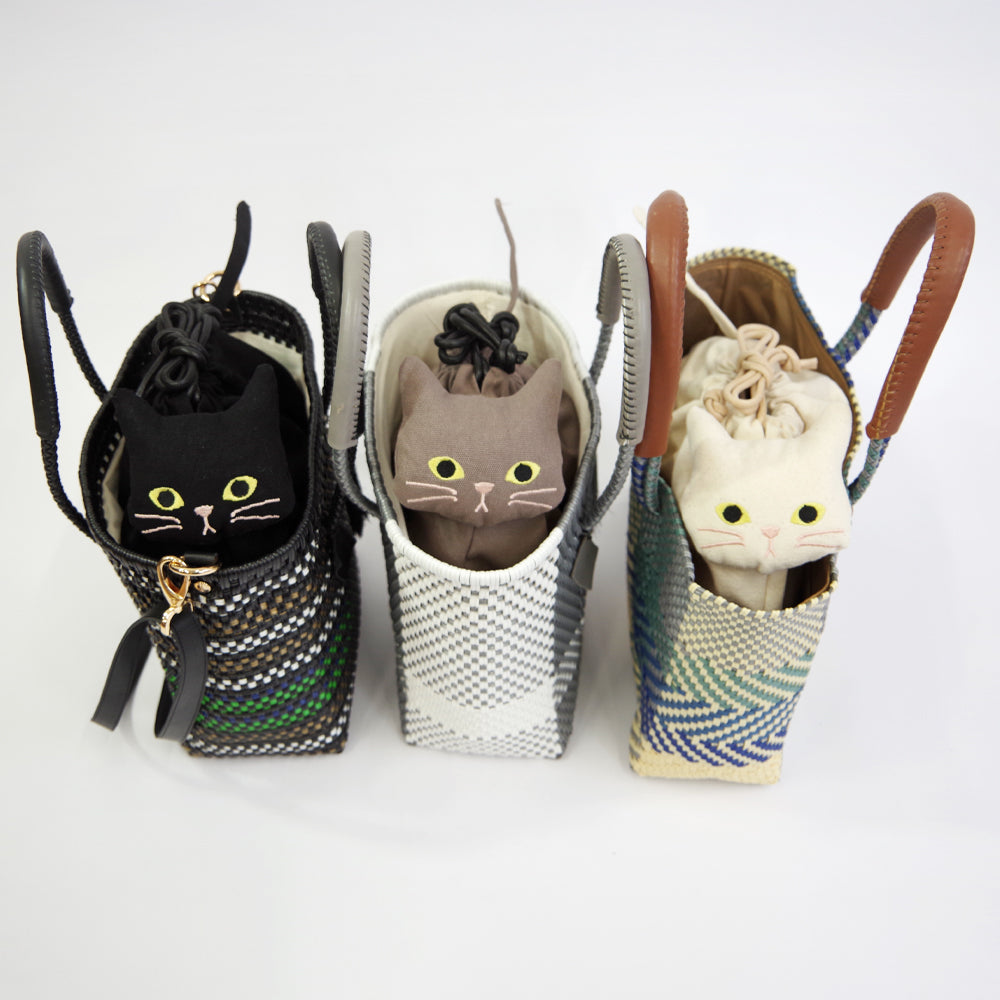 【WOVEN ウーヴン】キャンバスネコ2wayバッグ【CANVAS NEKO 2WAY BAG】