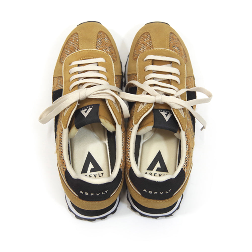 【ASFVLT アスファルト】GATE COGNAC BLACK PLAID