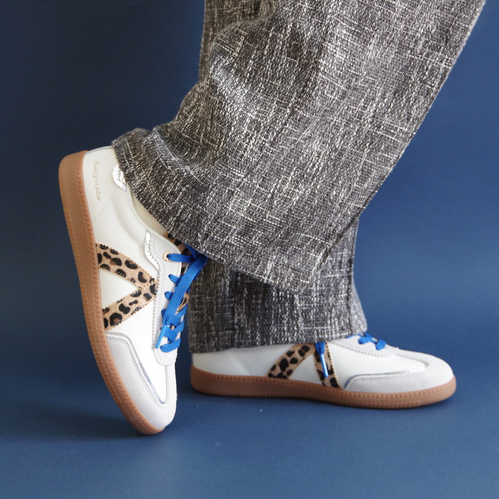 【特典付き】【ASFVLT アスファルト】【ELITE CLASSIC】WHITE LEOPARD PONY HAIR SILVER BLUE【ELC014】