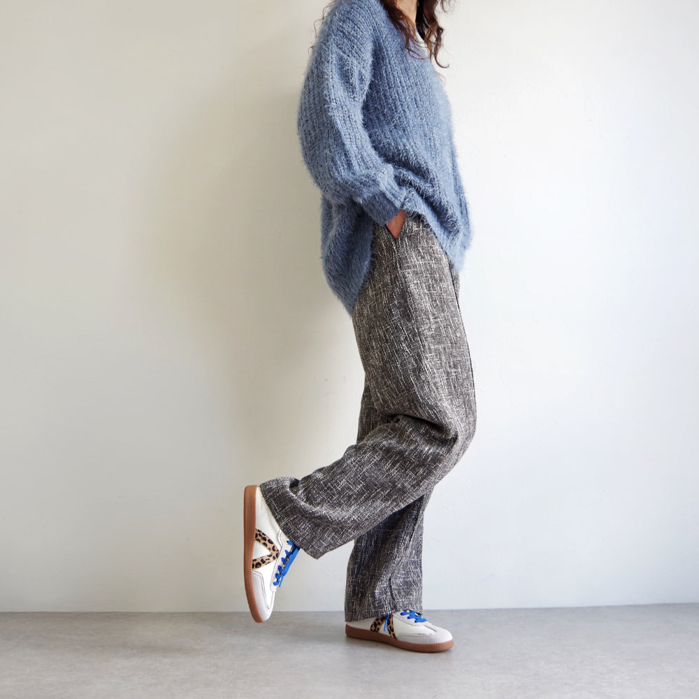 【特典付き】【ASFVLT アスファルト】【ELITE CLASSIC】WHITE LEOPARD PONY HAIR SILVER BLUE【ELC014】