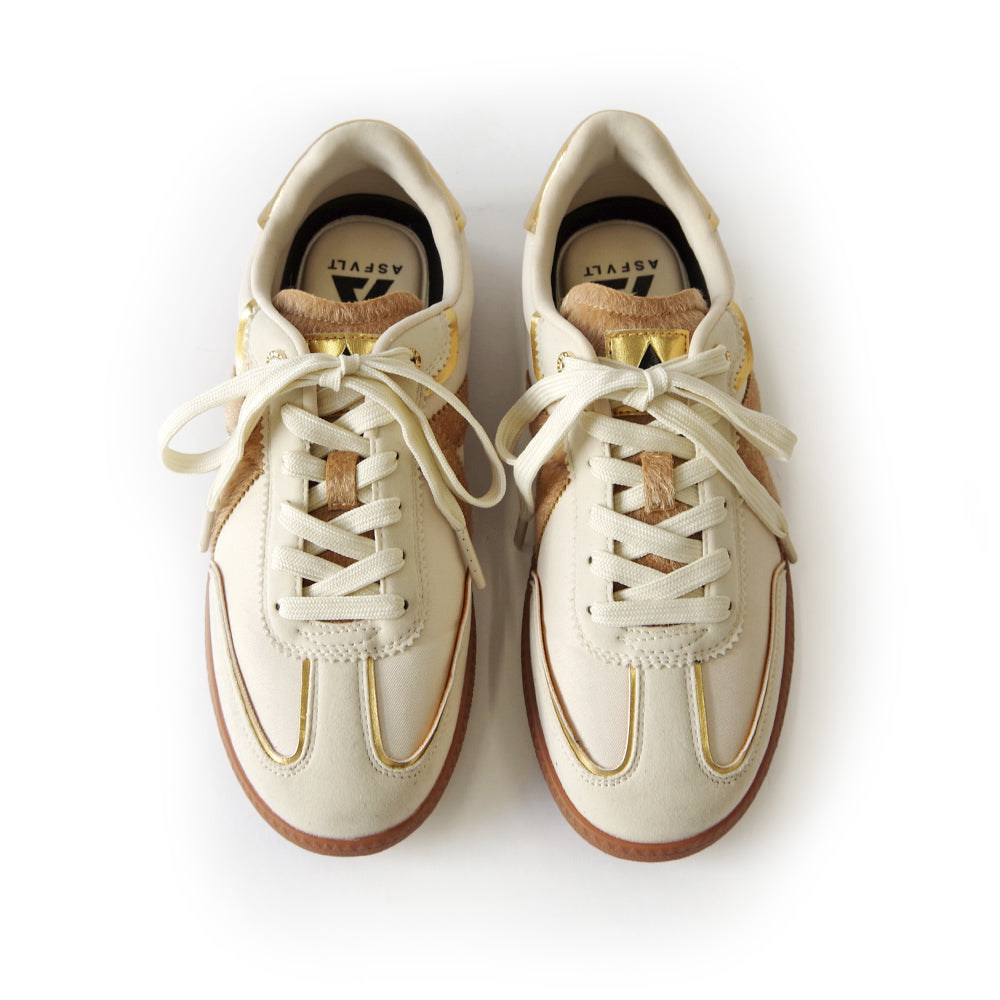 【特典付き】【ASFVLT アスファルト】【ELITE CLASSIC】TAN BEIGE PONY HAIR GOLD【ELC009】
