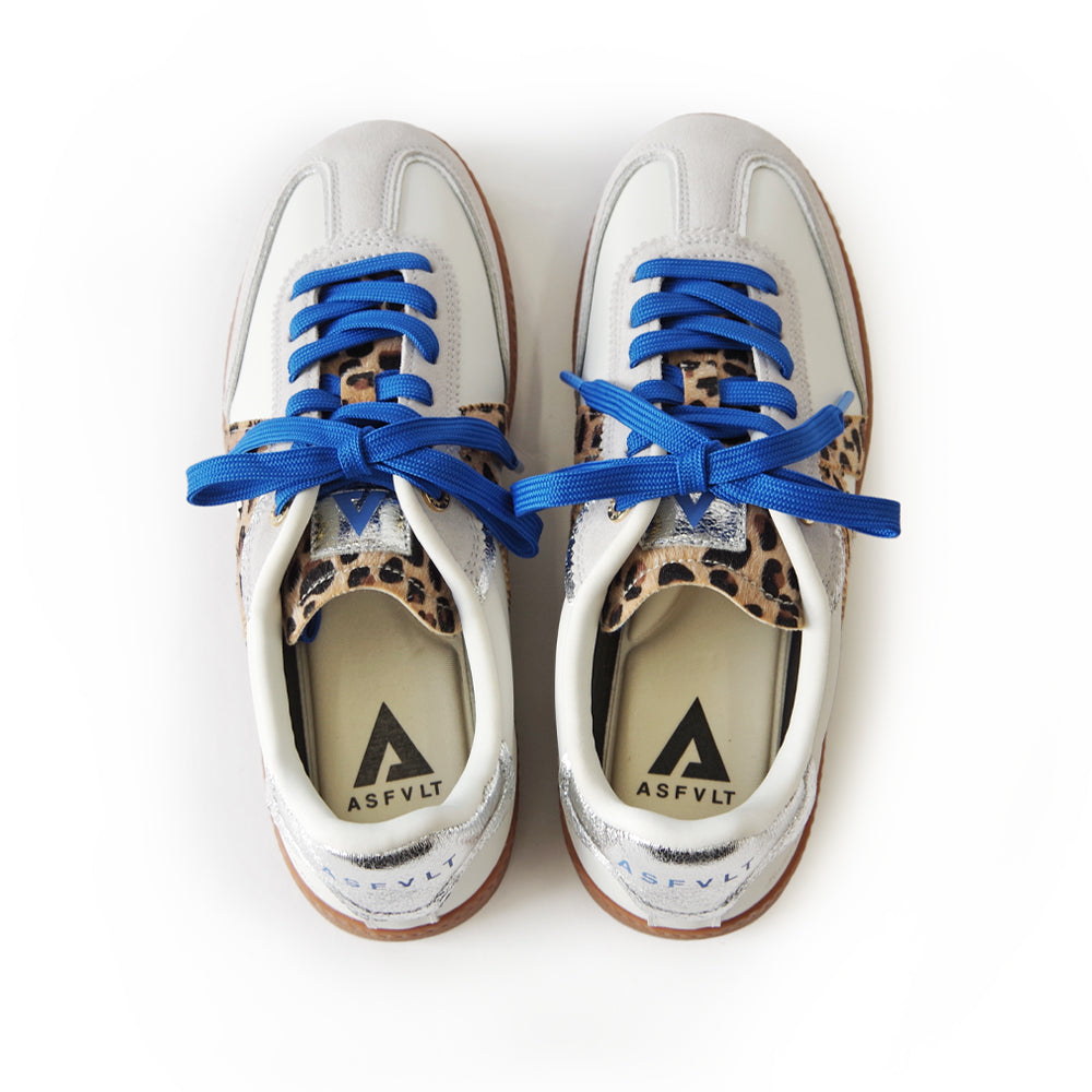 【特典付き】【ASFVLT アスファルト】【ELITE CLASSIC】WHITE LEOPARD PONY HAIR SILVER BLUE【ELC014】