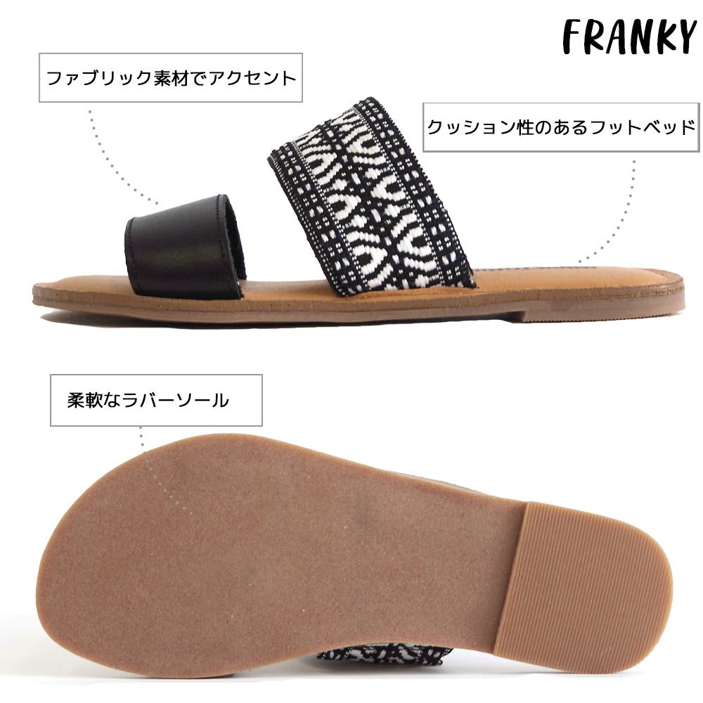 【特典付き】【MINNETONKA ミネトンカ】 FRANKY フランキー【564150 564492】スライドサンダル
