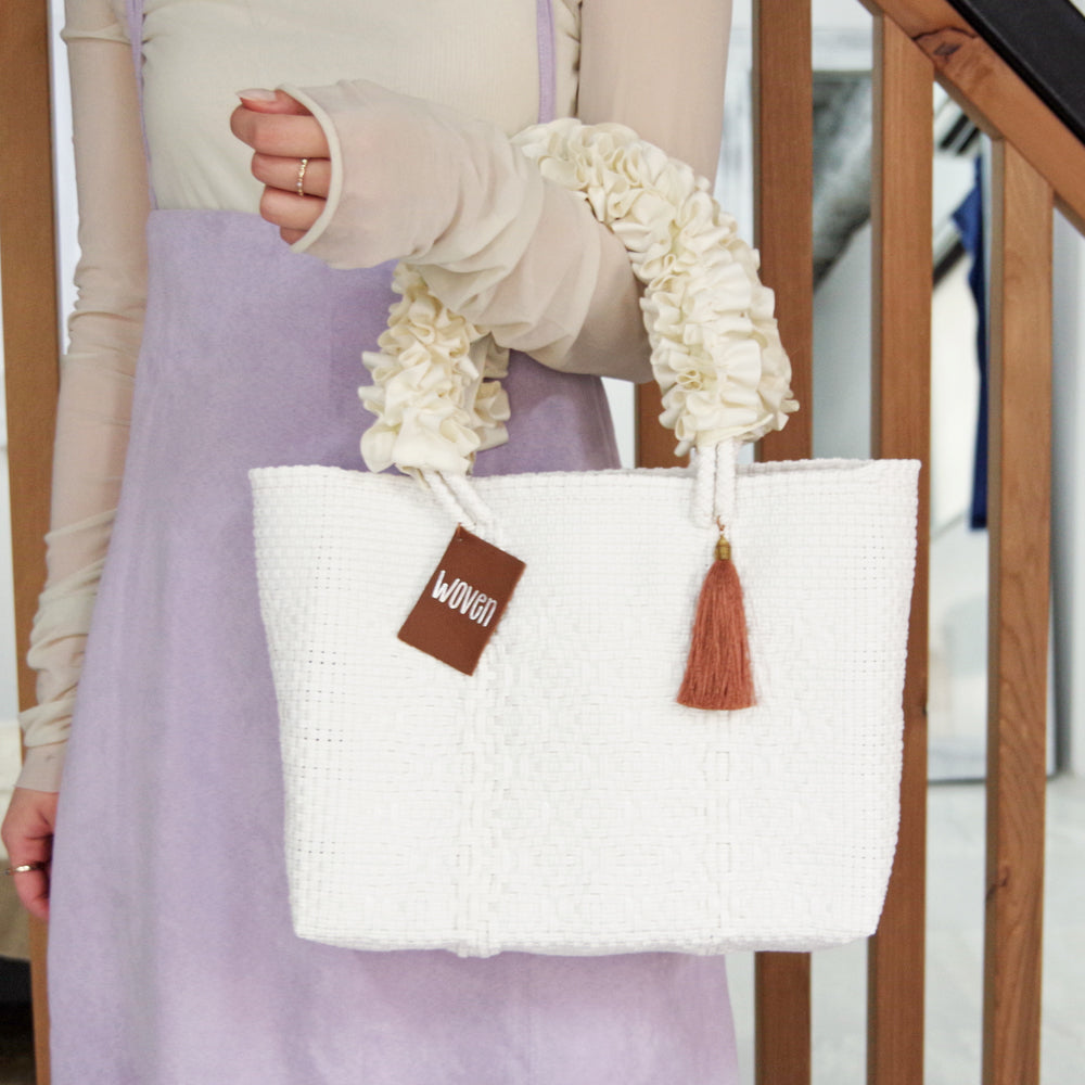 【WOVEN ウーヴン】フリルハンドルカバー【FRILL HANDLE COVER】