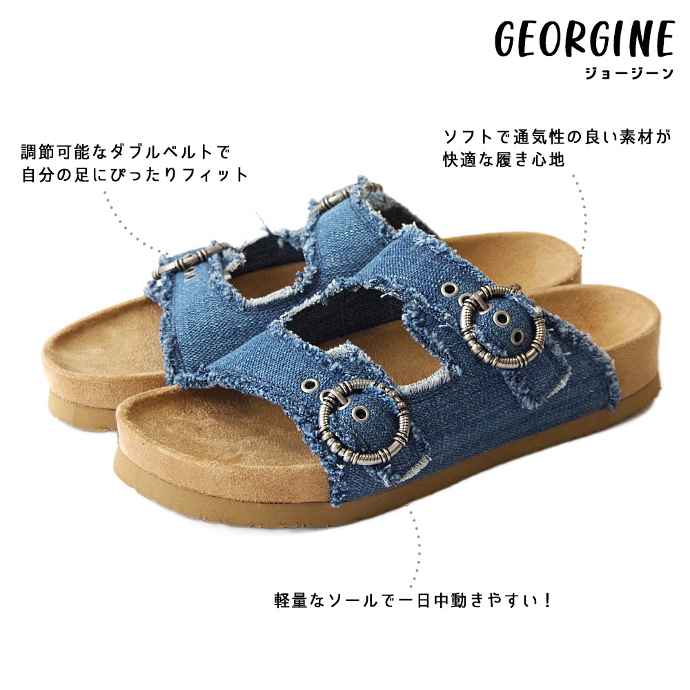 【特典付き】【MINNETONKA ミネトンカ】正規販売代理店 正規品 【GEORGINE】 リゾートサンダル【572425 572295】
