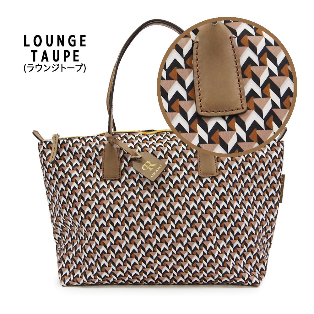 【ROBERTA PIERI ロベルタピエリ】イタリア製 【LT】KAGO カゴ LARGE TOTE ラージトート トートバッグ 撥水加工 ファスナー