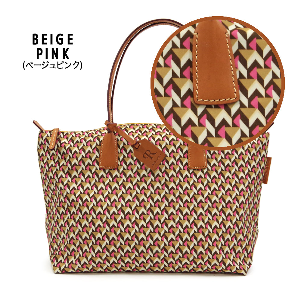 【ROBERTA PIERI ロベルタピエリ】イタリア製 【LT】KAGO カゴ LARGE TOTE ラージトート トートバッグ 撥水加工 ファスナー