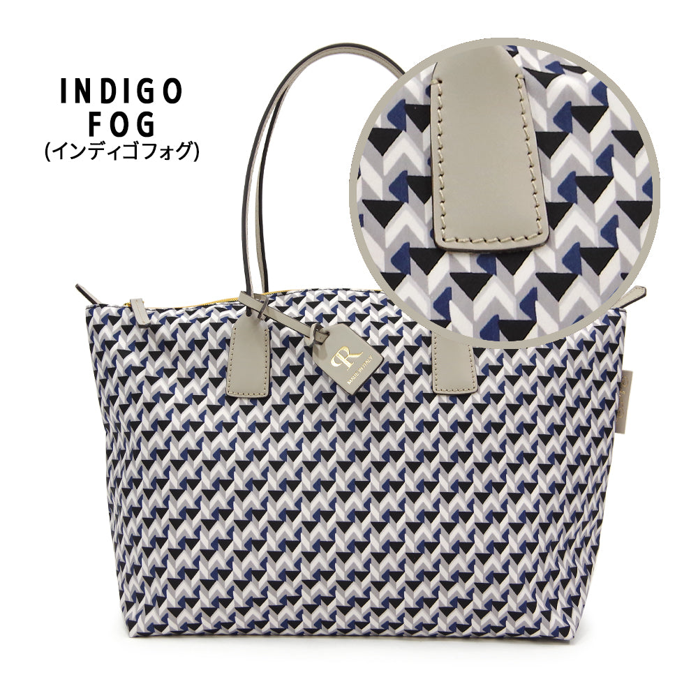 【ROBERTA PIERI ロベルタピエリ】イタリア製 【LT】KAGO カゴ LARGE TOTE ラージトート トートバッグ 撥水加工 ファスナー