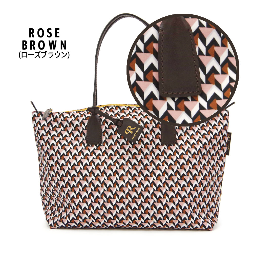 【ROBERTA PIERI ロベルタピエリ】イタリア製 【LT】KAGO カゴ LARGE TOTE ラージトート トートバッグ 撥水加工 ファスナー
