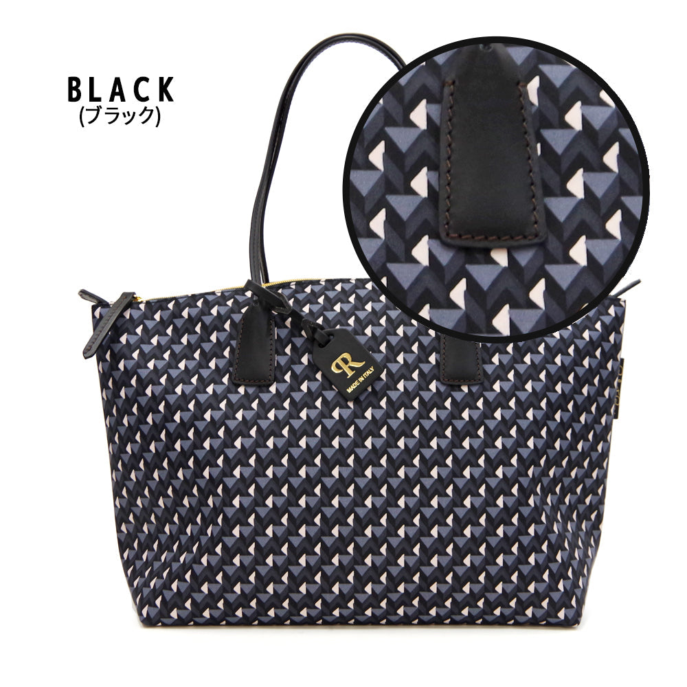 【ROBERTA PIERI ロベルタピエリ】イタリア製 【LT】KAGO カゴ LARGE TOTE ラージトート トートバッグ 撥水加工 ファスナー