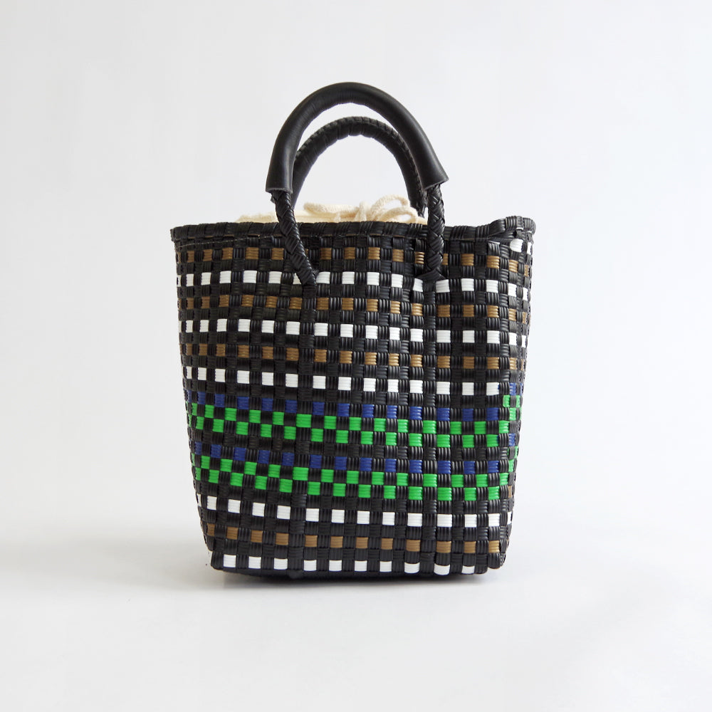 【WOVEN ウーヴン】ミニトートバッグ メキシコ製 バスケットバッグ メルカドバッグ