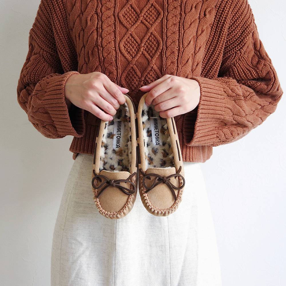 【ミネトンカ MINNETONKA】 正規販売代理店 正規品 キミー 【KIMMY】 モカシン ファー