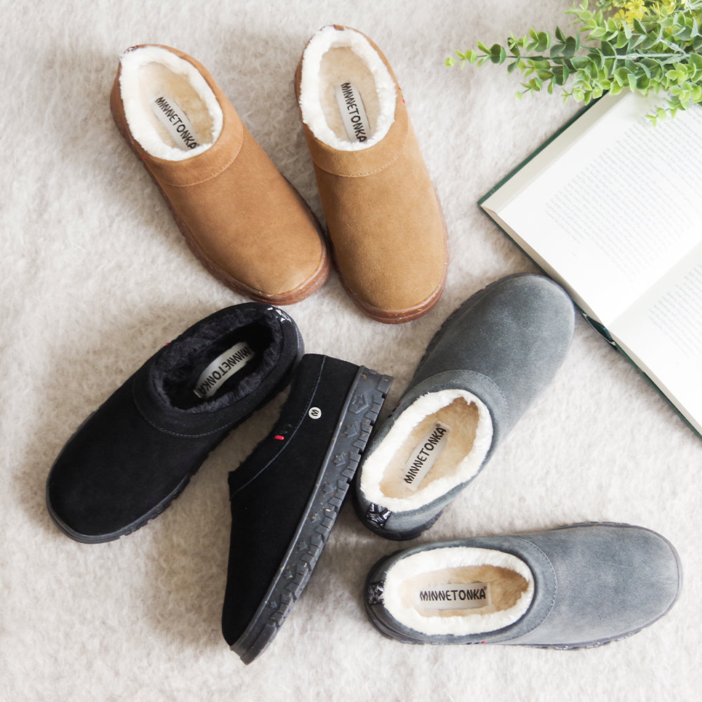 【特典付き】【MINNETONKA ミネトンカ】正規販売代理店 正規品 【NEVA】 ボアスリッポン 【61100 61101 61105】