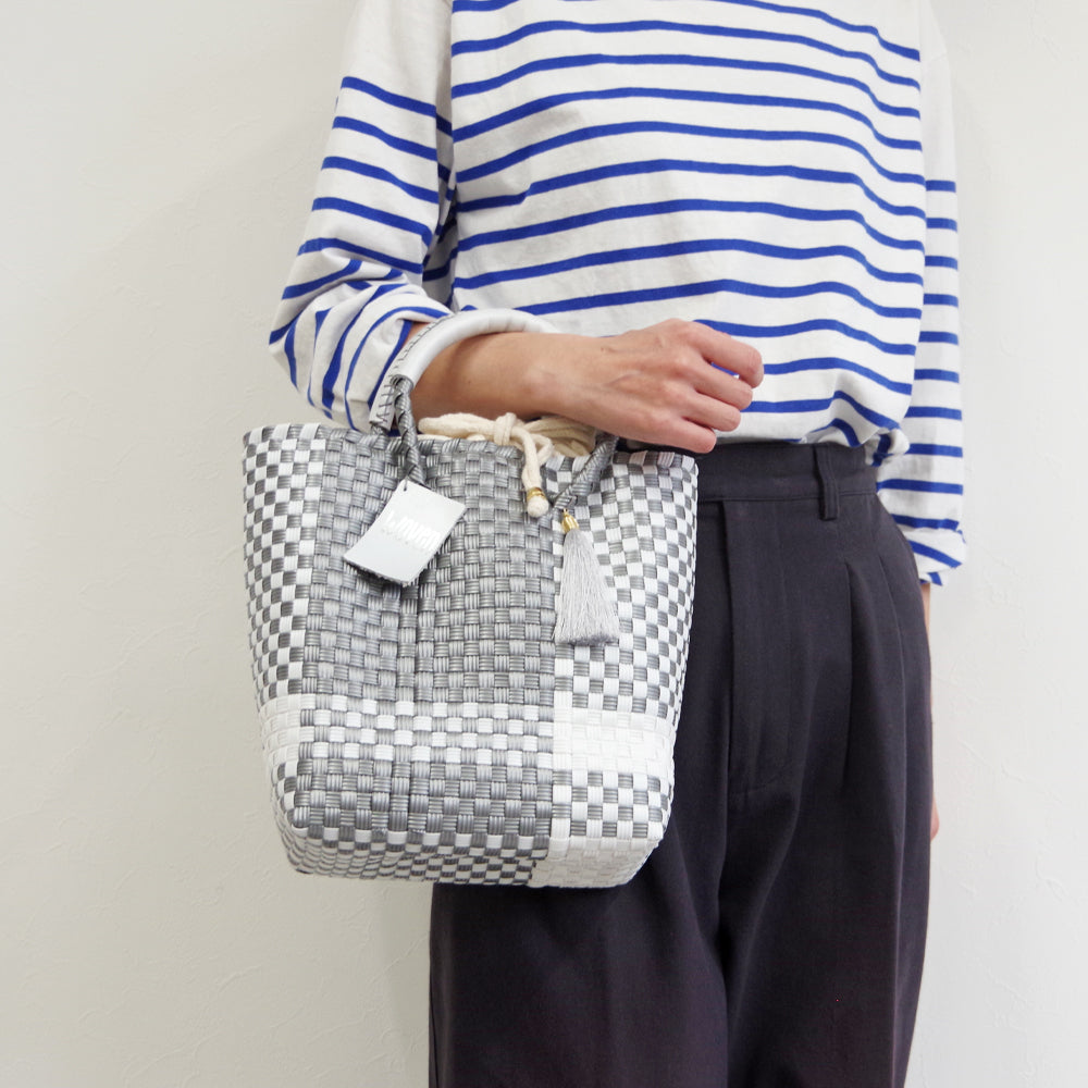 【WOVEN ウーヴン】ミニトートバッグ メキシコ製 バスケットバッグ メルカドバッグ