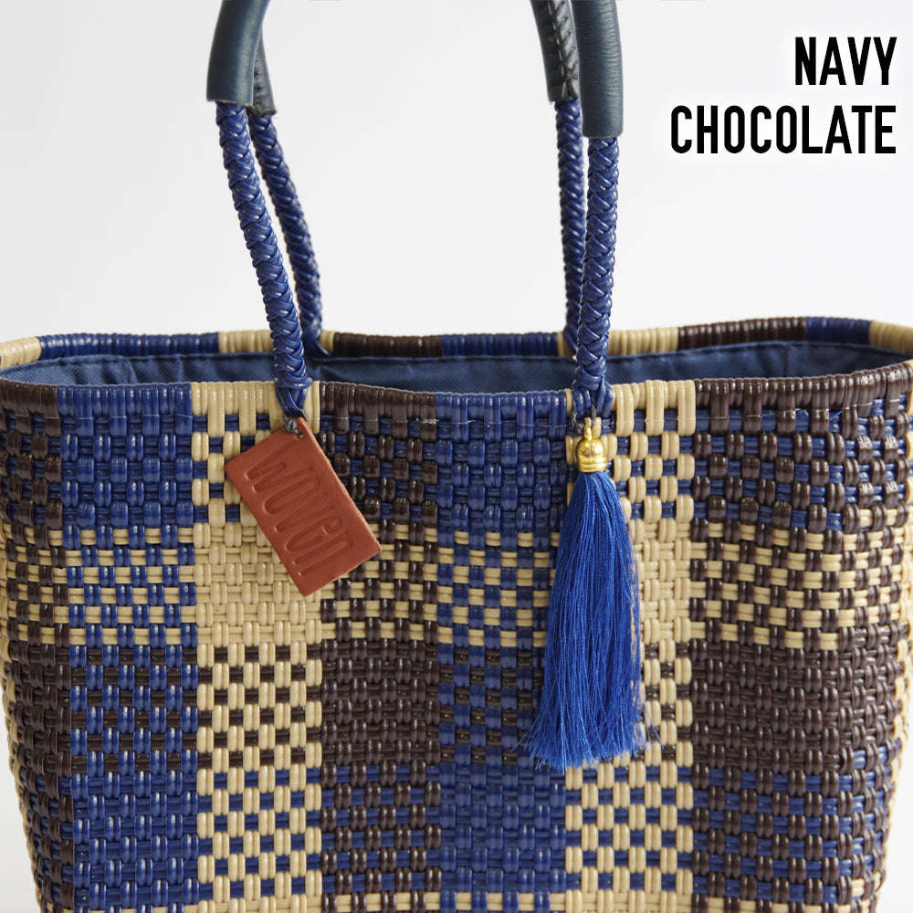 【WOVEN ウーヴン】メルカドバッグ スモール 【MERCADO BAG SMALL】 メキシコ製 カゴバッグ