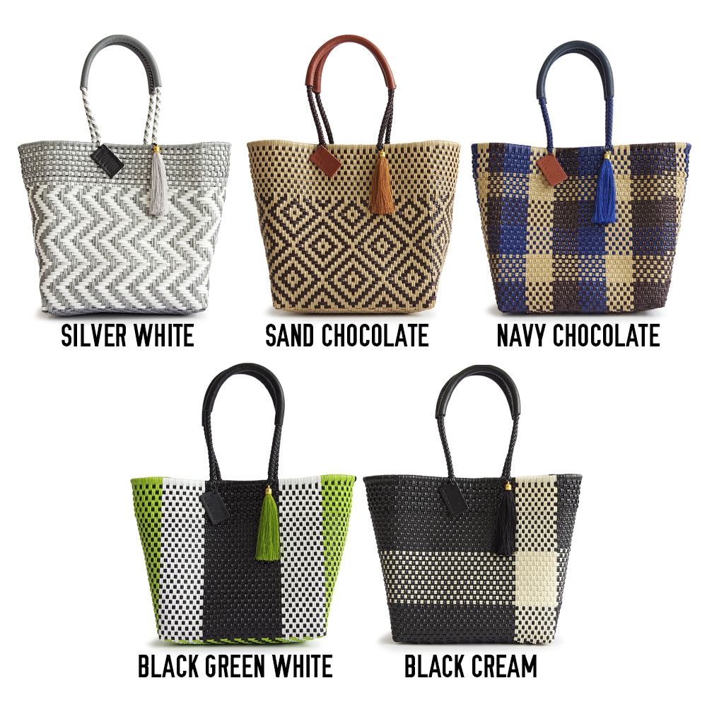 【WOVEN ウーヴン】メルカドバッグ スモール 【MERCADO BAG SMALL】 メキシコ製 カゴバッグ