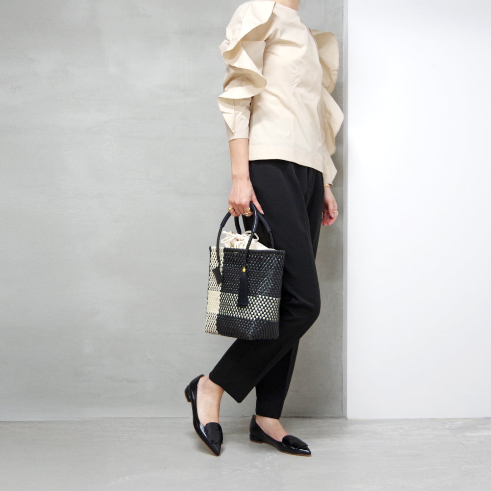 【WOVEN ウーヴン】メルカドバッグ ミニトート【MERCADO BAG MINI TOTE】 メキシコ製 カゴバッグ