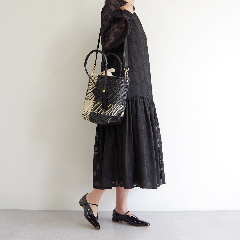 【WOVEN ウーヴン】Petite Shoulder Tote プティショルダートート メルカドバッグ ミニショルダートート メキシコ製 カゴバッグ ショルダーバッグ