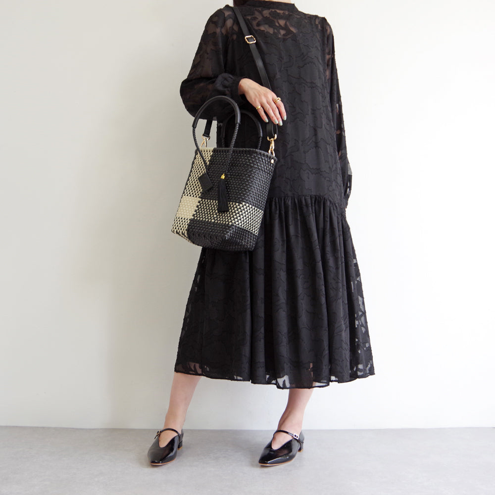 【WOVEN ウーヴン】Petite Shoulder Tote プティショルダートート メルカドバッグ ミニショルダートート メキシコ製 カゴバッグ ショルダーバッグ