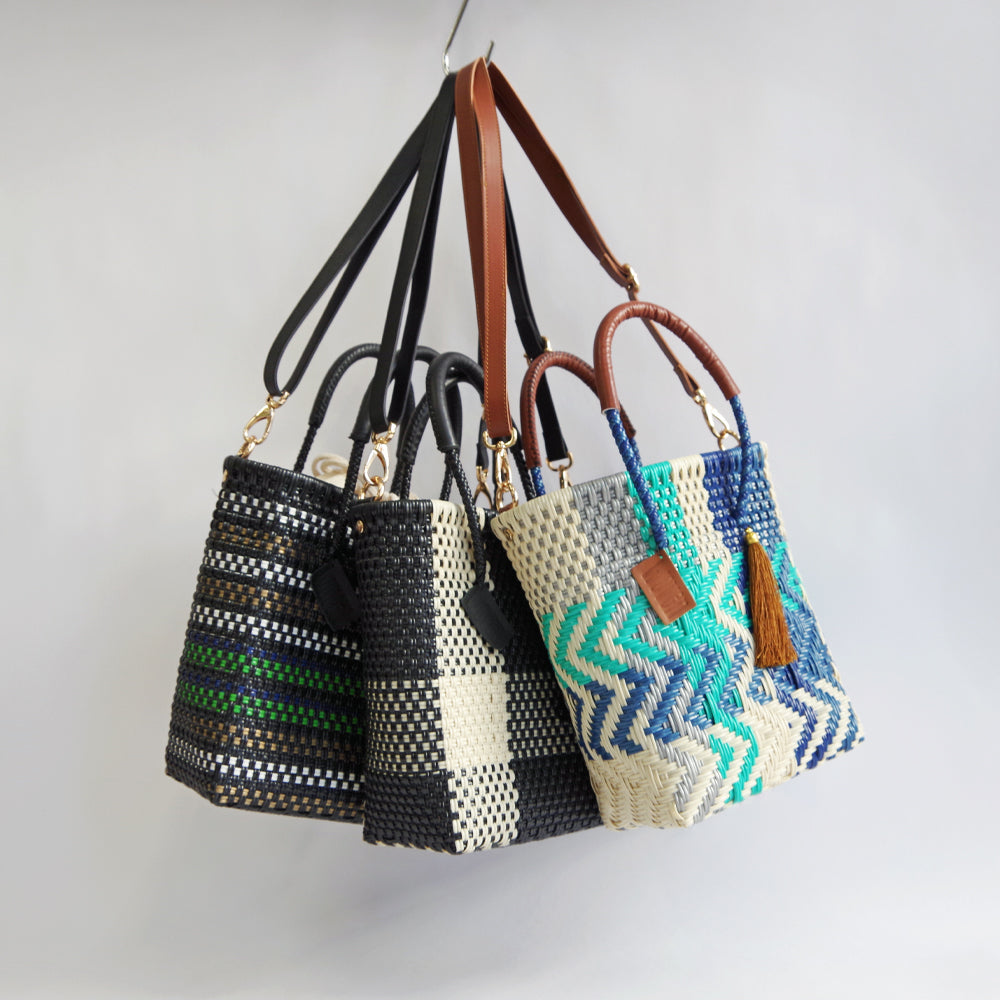 【WOVEN ウーヴン】Petite Shoulder Tote プティショルダートート メルカドバッグ ミニショルダートート メキシコ製 カゴバッグ ショルダーバッグ