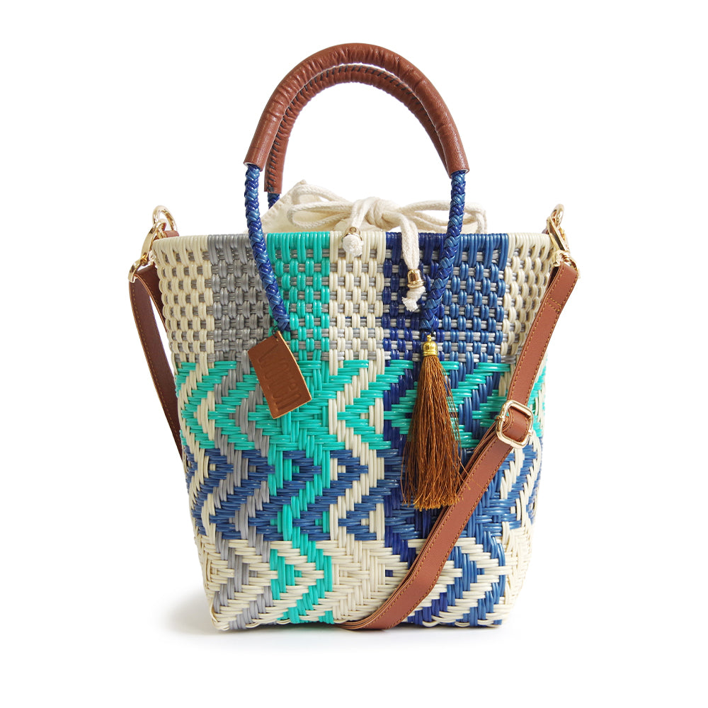 【WOVEN ウーヴン】Petite Shoulder Tote プティショルダートート メルカドバッグ ミニショルダートート メキシコ製 カゴバッグ ショルダーバッグ