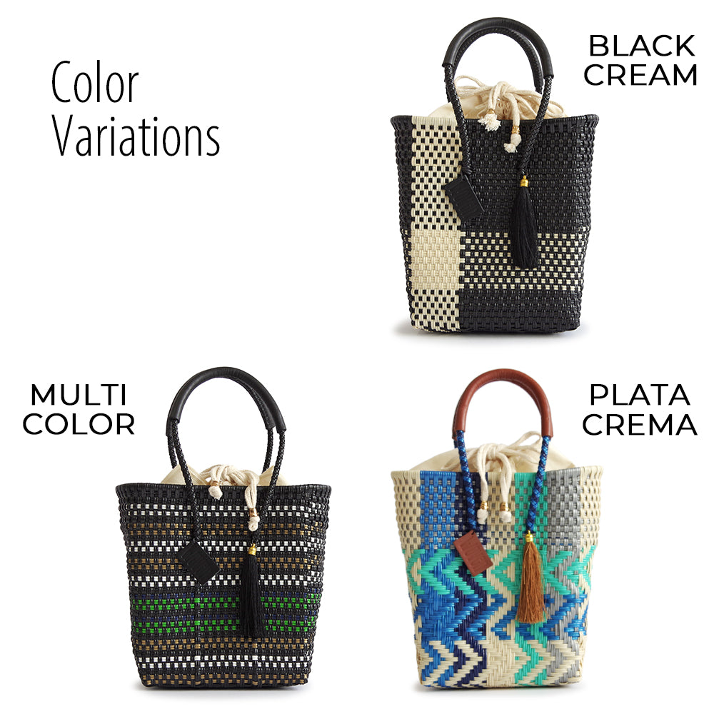 【WOVEN ウーヴン】Petite Tote プティトート メルカドバッグ ミニトート メキシコ製 カゴバッグ