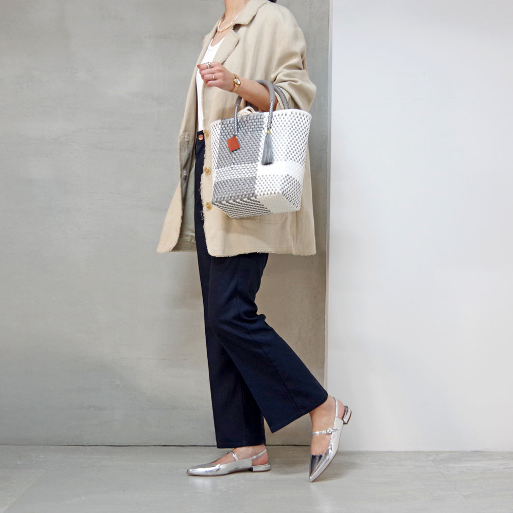 【WOVEN ウーヴン】Petite Tote プティトート メルカドバッグ ミニトート メキシコ製 カゴバッグ