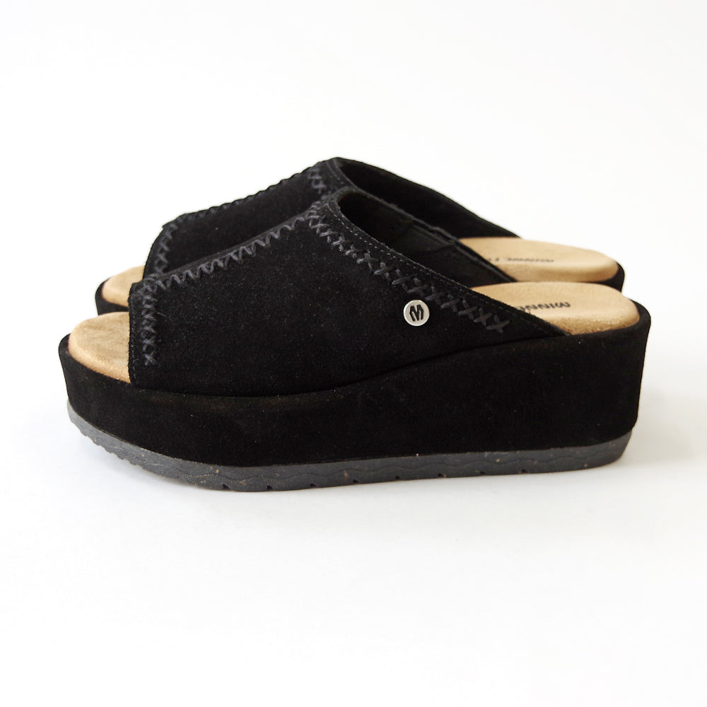 【特典付き】【MINNETONKA ミネトンカ】正規販売代理店 正規品 【PAISLEE】 ウェッジソール スライドサンダル 【565001 565467 565211 565829 565263】
