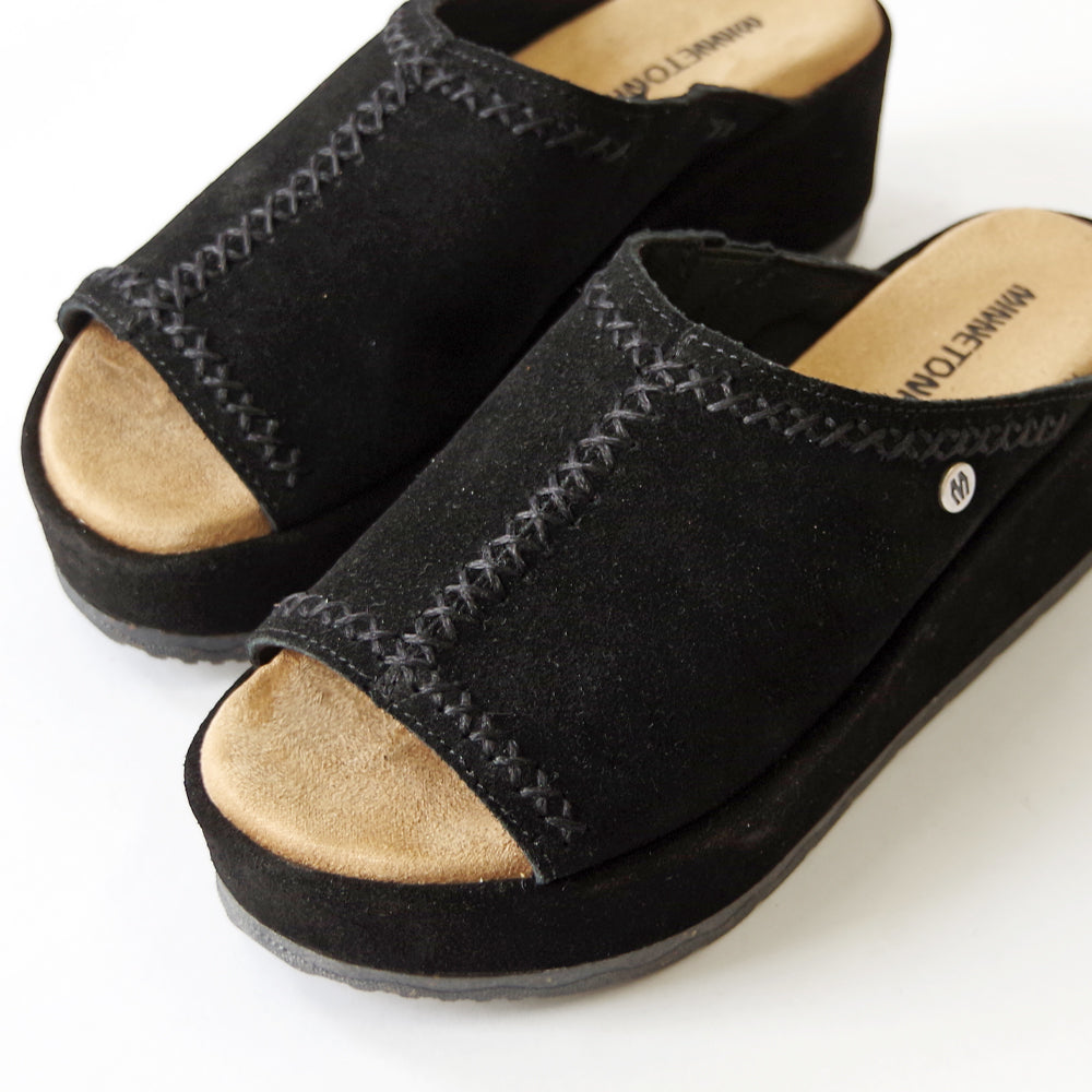 【特典付き】【MINNETONKA ミネトンカ】正規販売代理店 正規品 【PAISLEE】 ウェッジソール スライドサンダル 【565001 565467 565211 565829 565263】