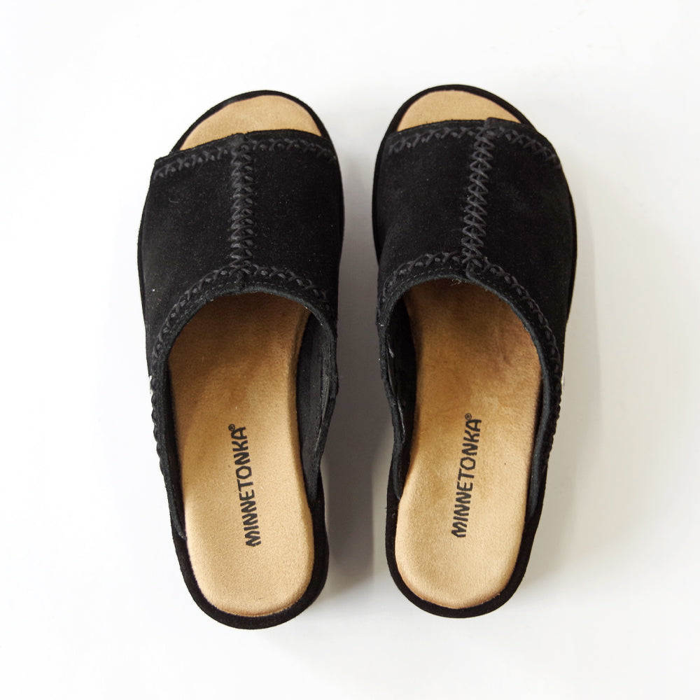 【特典付き】【MINNETONKA ミネトンカ】正規販売代理店 正規品 【PAISLEE】 ウェッジソール スライドサンダル 【565001 565467 565211 565829 565263】