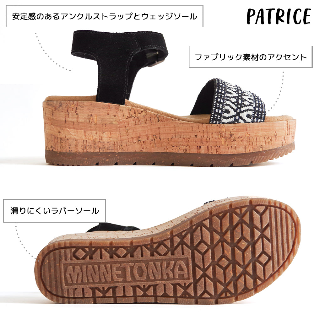 【MINNETONKA ミネトンカ】 PATRICE パトリス【564150 564492】アンクルストラップサンダル