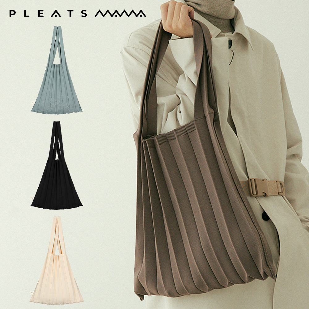 PLEATS MAMA ショルダーバッグ 【SHOULDER BAG】 肩掛け トートバッグ