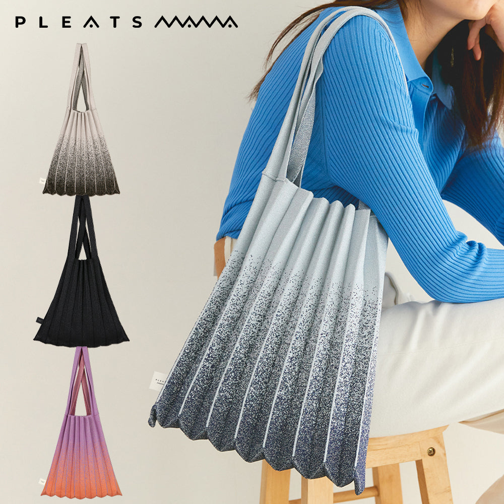 PLEATS MAMA ショルダーバッグ グリッター 【SHOULDER BAG GLITTER】 肩掛け トートバッグ